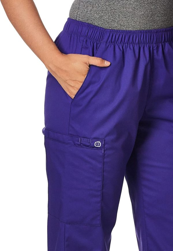 WonderWink Women's Tall-Plus-Size Wonderwork Women's Pull-On Cargo Scrub - Image 2