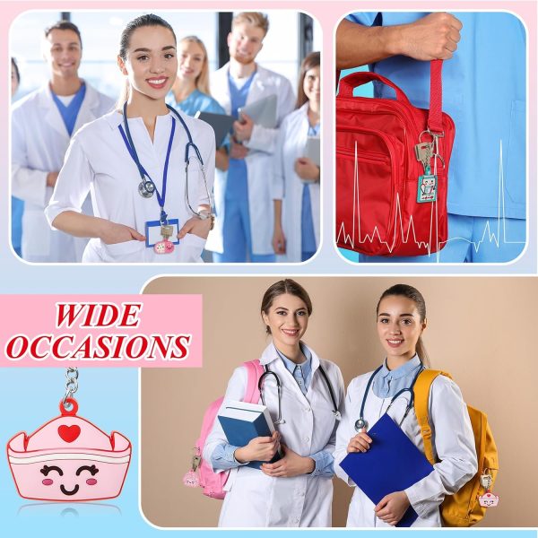 Henoyso 36 Pcs Nurse Keychain Nurse Gifts for Christmas for Women Nurses - Image 6