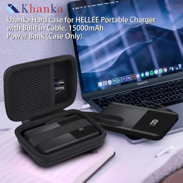 khanka Hard case for ZZI Portable Charger Pocket Size 40000mAh Power - Image 9
