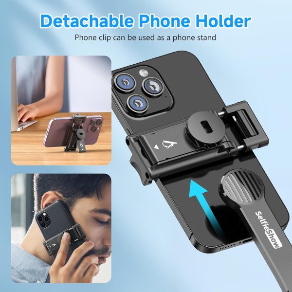 SelfieShow Selfie Stick, Extendable Selfie Stick Tripod with Wireless - Image 8