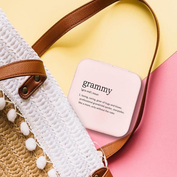 Grammy Travel Jewelry Organizer Mothers Day Gifts, Travel Jewelry Case for - Image 4