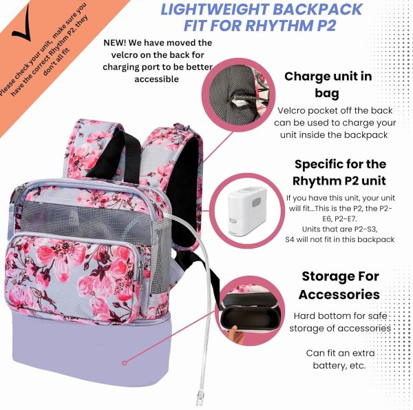 o2totes USA Backpack Fit For Rhythm Healthcare P2 POC, Lightweight backpack - Image 4