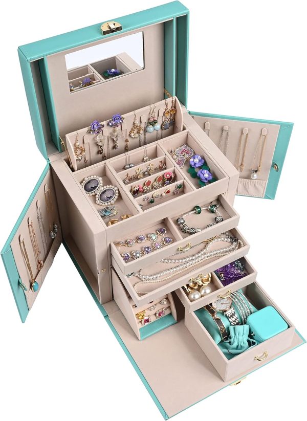 Jewelry Box Luxurious Accessory Case Accessory Storage Accessory Box with - Image 5