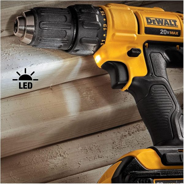 DEWALT 20V MAX Cordless Drill and Impact Driver, Power Tool Combo Kit with - Image 7