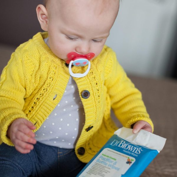 Dr. Brown's Bottle and Pacifier Healthy Wipes, Naturally Cleaning for - Image 6