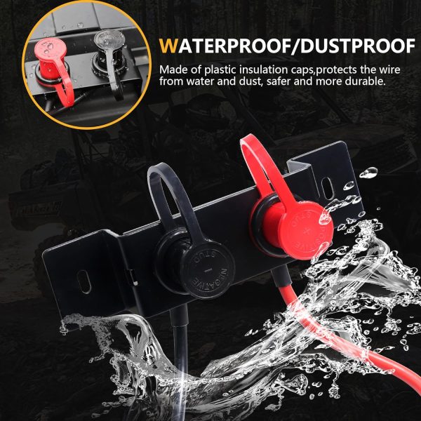 UTV ATV Remote Battery Jump Post Starter Battery Jumper Terminals Extender - Image 2