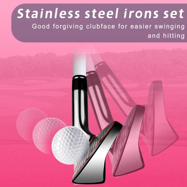 PGM Left Handed Golf Club Set - Junior Complete Golf Club Set for Kids - Image 5