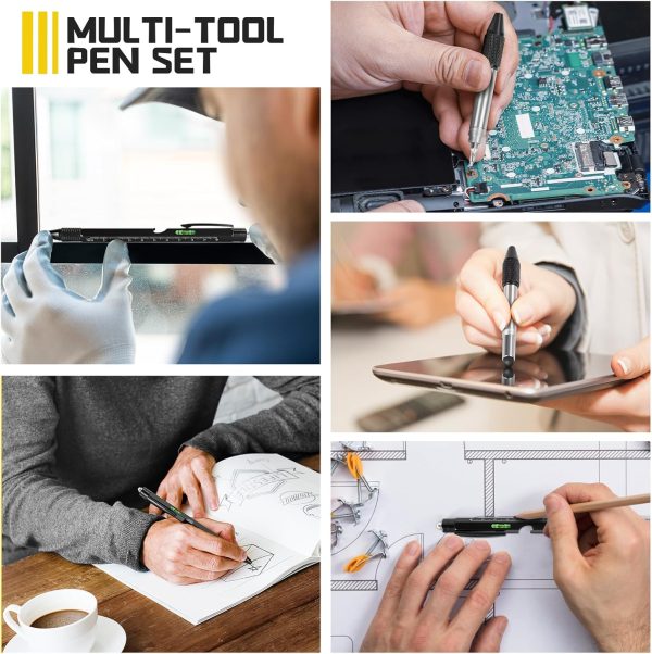 Valentines Day Gifts for Him, 9 in 1 Multitool Pen Gifts for Men, Boyfriend - Image 3