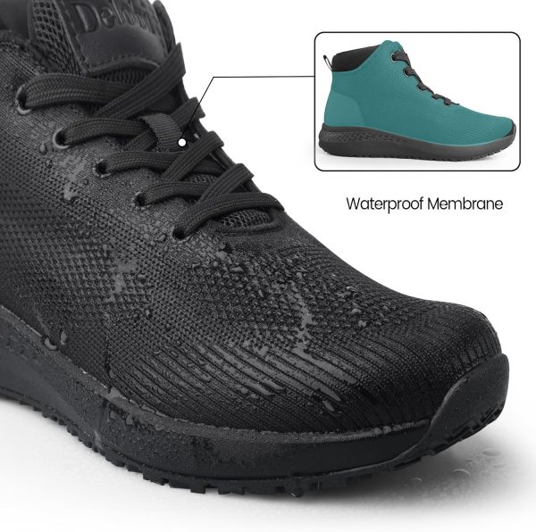 Non Slip Mens Boots Slip Resistant Work Shoes for Men Restaurant Food - Image 4