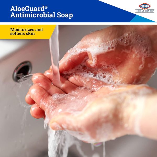 Clorox Healthcare AloeGuard Soap, Aloe Vera, 18 Ounce Per Pack | Clorox - Image 6