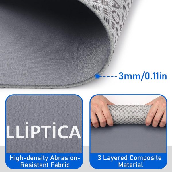 TOBWOLF Non-Slip Workout Mat for Ellipse Leg Exerciser, Ellipse Machine Mat - Image 3