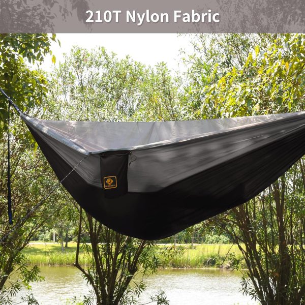 Camping Hammock, Portable Hammocks with Mosquito Net,Lightweight Nylon - Image 3