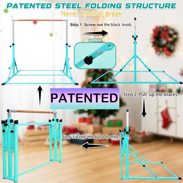 PreGymnastic Foldable Gymnastics Bar for Training-Folding Gymnastic Bar - Image 2