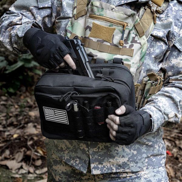 Jueachy Molle Large Tactical Pouch: EDC Pouch Medical Tool Pouches - Image 7