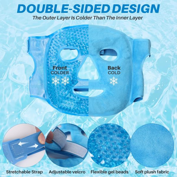 candyfouse Ice Pack Cold Face, Eye Masks Reduce Face Puff, Dark Circles, - Image 8
