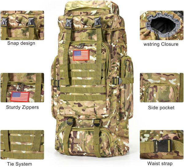 Survival Gear Professional Kit and Large Camping Backpack,First Aid Kit for - Image 2