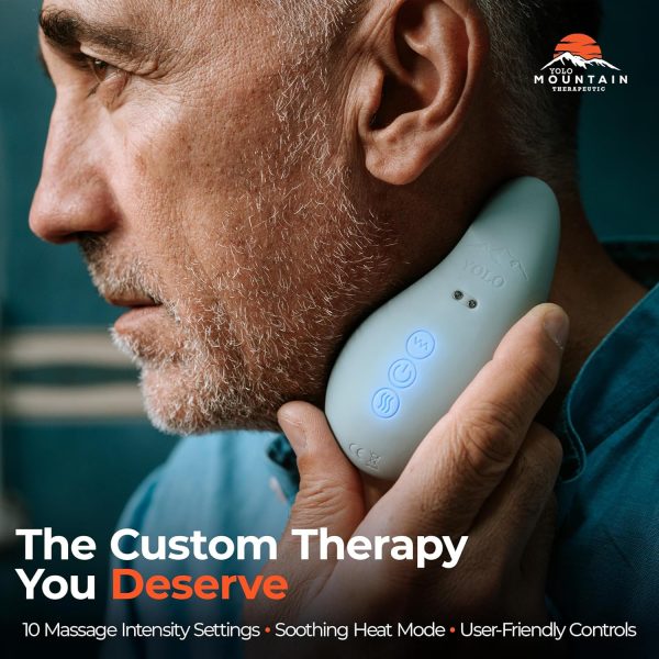 TMJ Relief Products Jaw & Neck Massager w/Soothing Heat Mode-Patented TMJ - Image 4