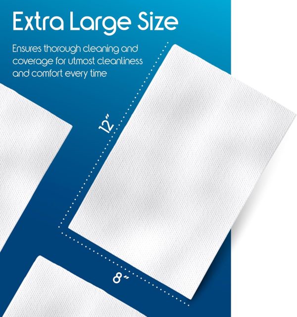 Inspire Adult Wet Wipes, Adult Wash Cloths, Adult Wipes for Incontinence & - Image 3