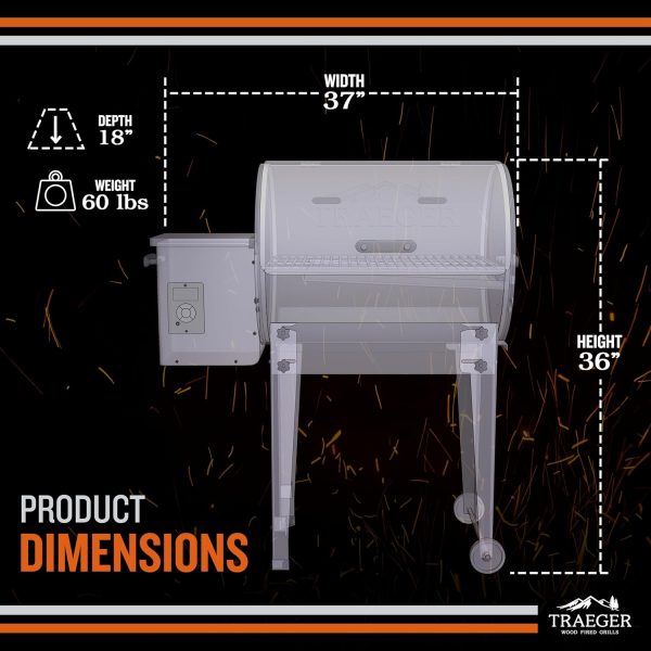 Traeger Grills TFB30KLF Tailgater 20 Portable Electric Wood Pellet Grill - Image 2