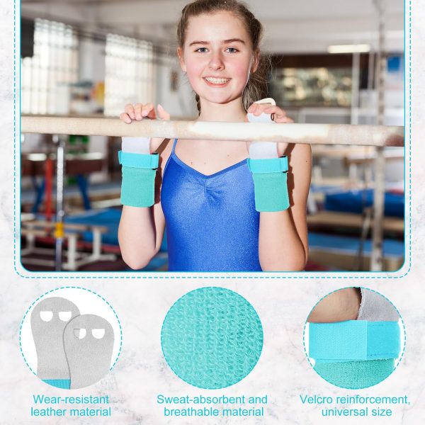 Gymnastics Grips Wristbands Set for Daughter Teens Youth Gymnastic Hand - Image 3