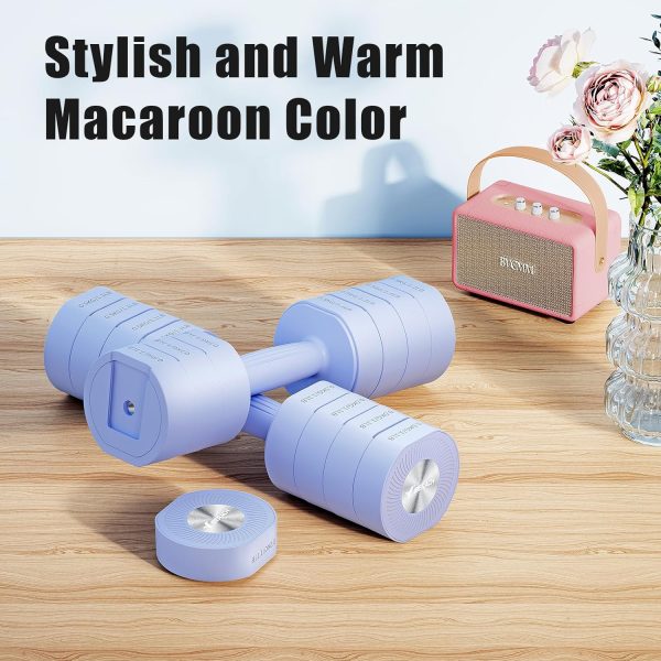 MERACH Adjustable Dumbbell Set of 2, 4 in 1 Hand Weights for Women at Home, - Image 8