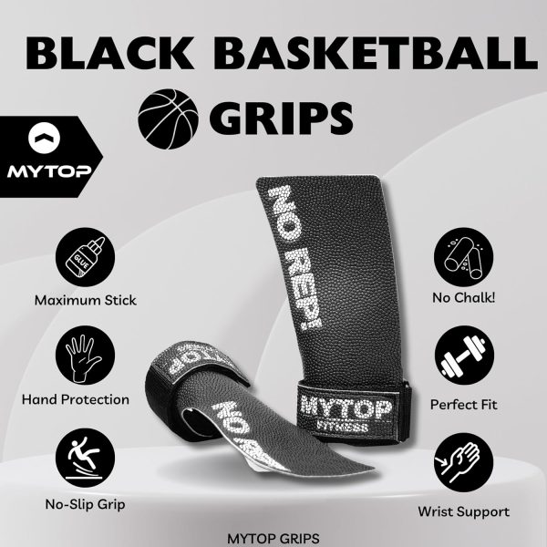 Black Basketball No-Holes Training Grips – Stickiest, No-Slip Hand - Image 8