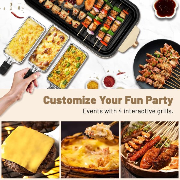 Pukomc Electric Indoor Grill,2 in 1 Indoor Grills for Kitchen with Grill - Image 8