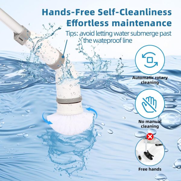 Electric Spin Scrubber Bathroom, 2024 New, 3 Cleaning Modes, 8 in - Image 7