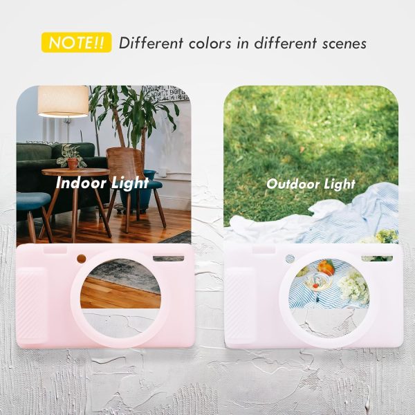 Rieibi ZV-1F Case, Soft Silicone Protective Case for Sony ZV1F/ZV-1M2/ZV-1 - Image 4