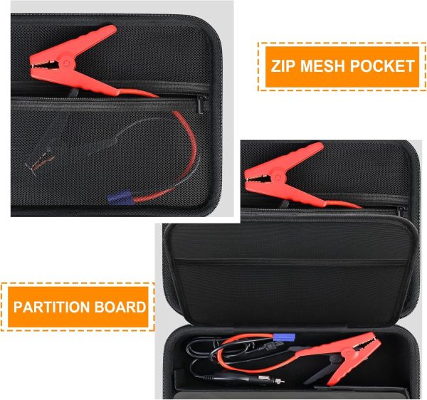 Hard Travel Case for Halo Bolt Ultimate 2.0, Portable Vehicle Jump Starter - Image 4