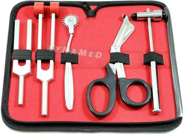 5 Piece Student Diagnostic Kit - Reflex Neurological Buck Hammer And Tuning - Image 4