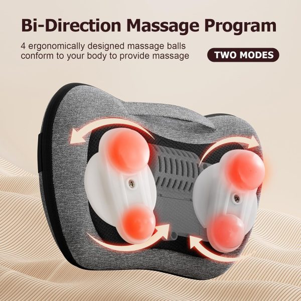 VIKTOR JURGEN Back Massager, Neck Massager with Heat, Massage Pillow Gifts - Image 9