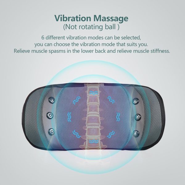 Heated Lumbar Back Traction Device with Back Traction Support and Waist - Image 5