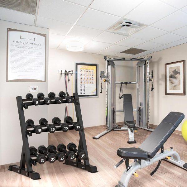 Dumbbell Rack Adjustable 3-Tier Weight Stand Heavy Duty Weight Storage Rack - Image 2