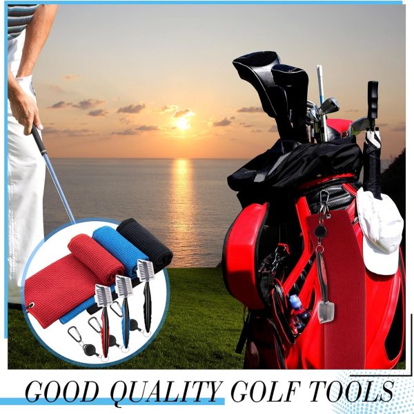 9 Pcs Golf Accessories Kit for Golf Bags Include Golf Towel Golf Club Brush - Image 7