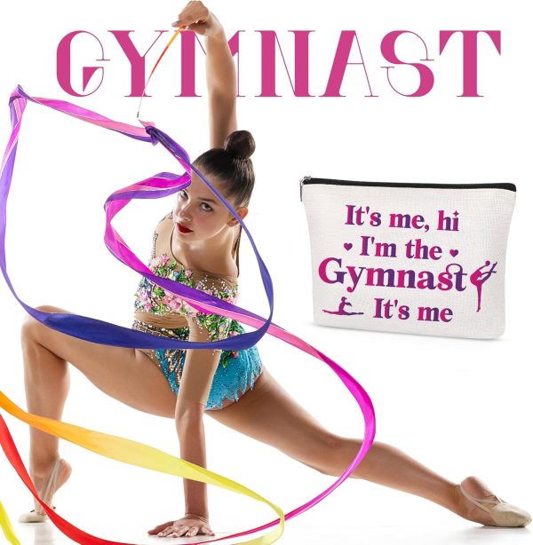 Gymnast Gifts Makeup Bag - It's Me Hi I'm The Gymnast Travel Pouch Portable - Image 4