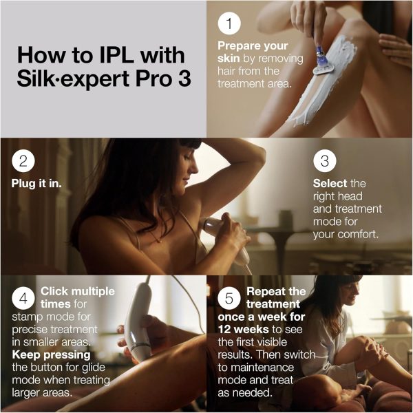 Braun IPL Long-Lasting Hair Removal System for Women and Men, Silk Expert - Image 10