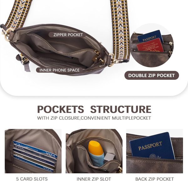 BOSTANTEN Crossbody Bags Purses for Women Trendy Soft Leather Shoulder - Image 5