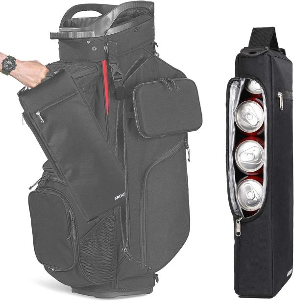 AROUY Golf Cooler Bag - Golf Accessories for Men and Small Soft Cooler Bags - Image 6