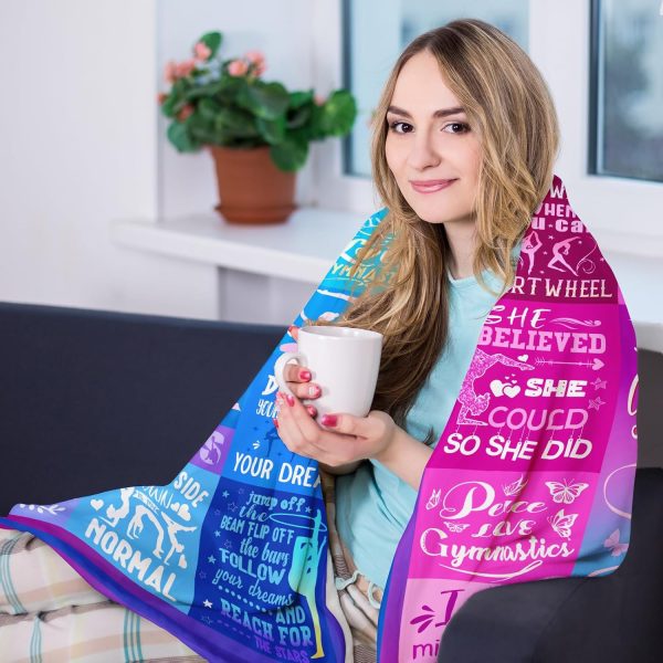 Gymnastics Gifts for Girls, Gymnastics Blanket for Girls, Gifts for - Image 5