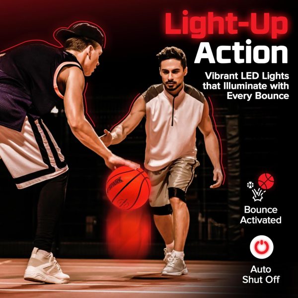 Light Up Basketball - Basketball Gifts - Sports Gifts - Sports Accessories - Image 3