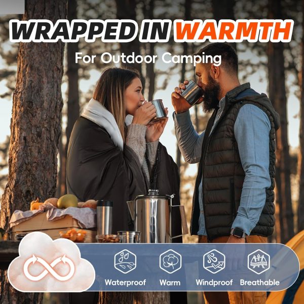 MEREZA Sleeping Bags XL for Adults Mens Large Wide Sleeping Bag for Camping - Image 4