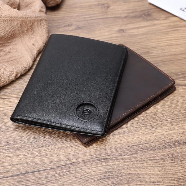 Polare Luxury RFID Blocking Leather Passport Holder Travel Wallet For Men - Image 9