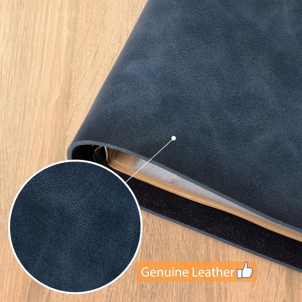Photo Album 4x6 200 Photos, Genuine Leather Photo Albums with Writing Space - Image 5