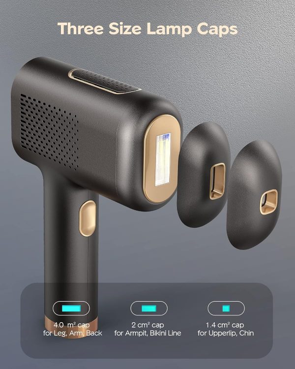 INNZA Laser Hair Removal Device with Sapphire Ice Cooling Function,Upgraded - Image 4