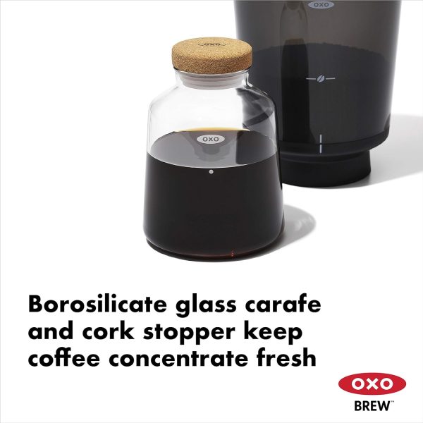 OXO Brew Compact Cold Brew Coffee Maker,Black - Image 3