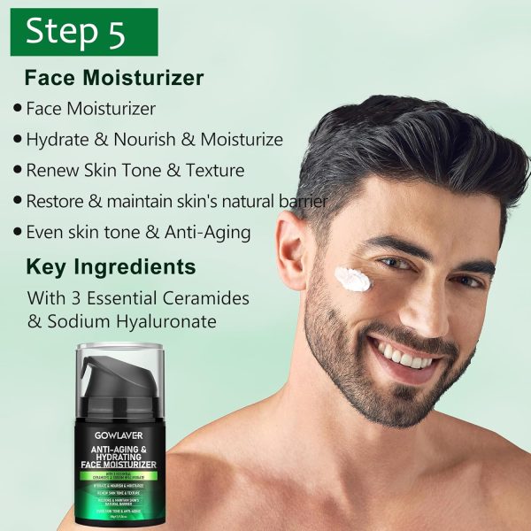 Mens Christmas Gifts,Skin Care for Men,Deeply Hydrates Reduces Dullness - Image 6