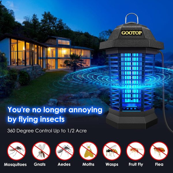 Bug Zapper Outdoor, Mosquito Zapper Outdoor, Electric Fly Zapper, Bug - Image 2