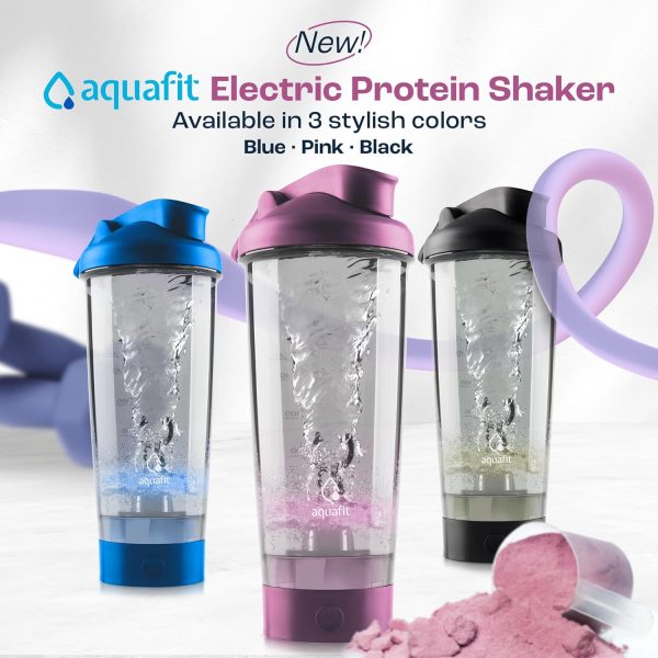 Electric Protein Shaker Bottle - USB Rechargeable Shaker Bottles 24oz - Image 9