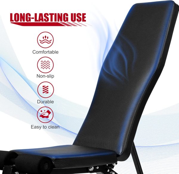 Adjustable Weight Bench Press for Home Gym Workout Bench with 700 LB - Image 4